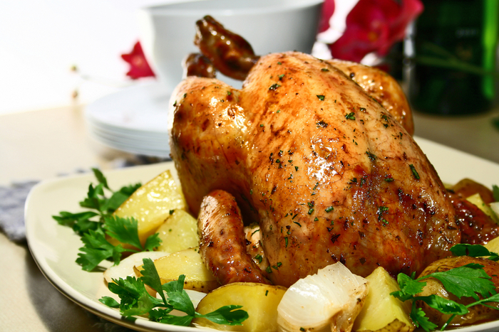 Foolproof slow roast chicken