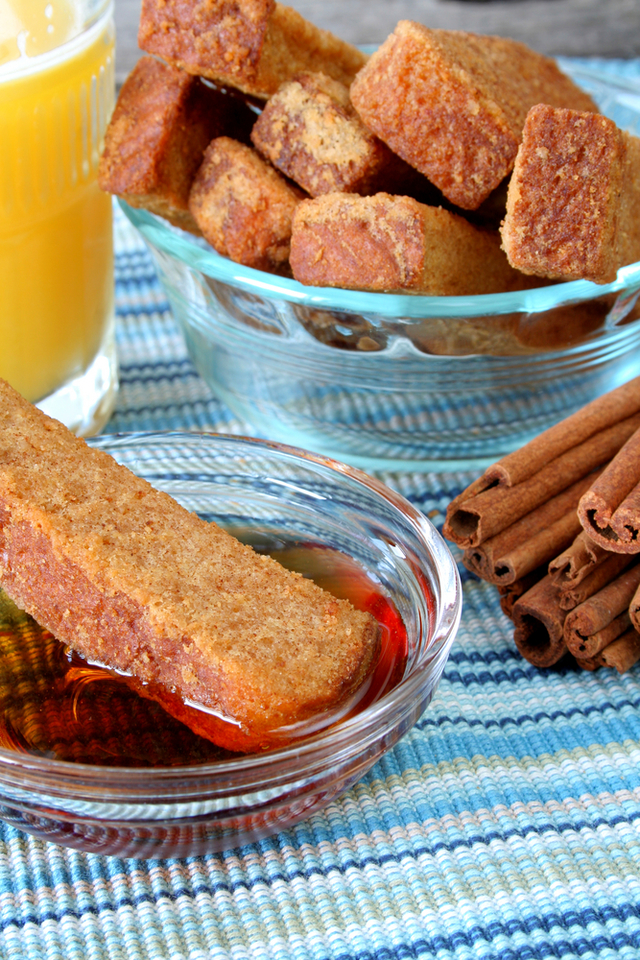 Cinnamon eggy bread soldiers