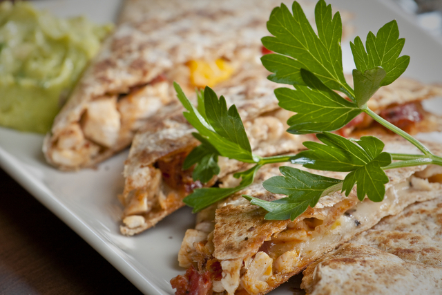 Melting fajita quesadillas