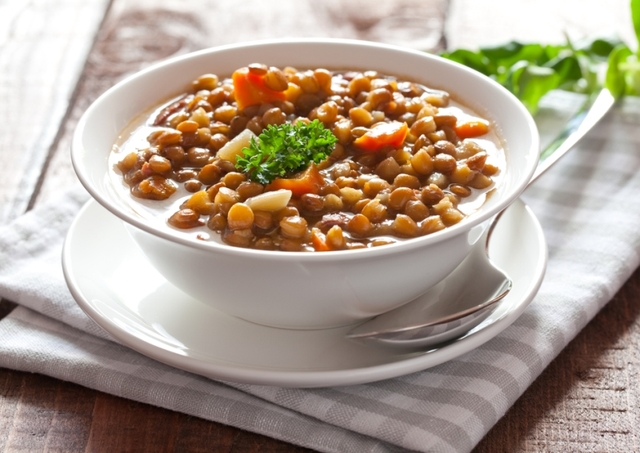 Vegetable and bean soup