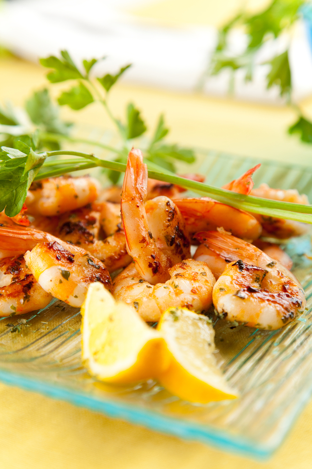 Dublin bay prawns with lemon and garlic