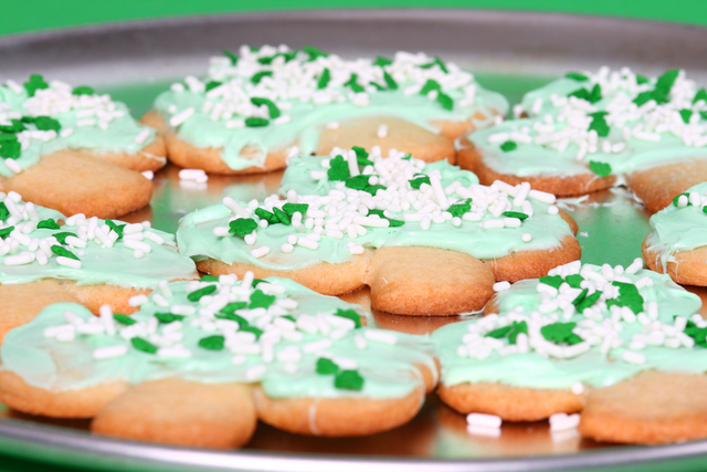 Shamrock cookies