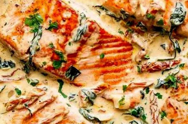 This gorgeous salmon recipe is a a great way to up your fish intake!