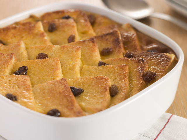 Baileys bread and butter pudding