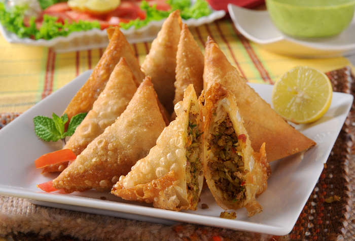 Lamb samosas