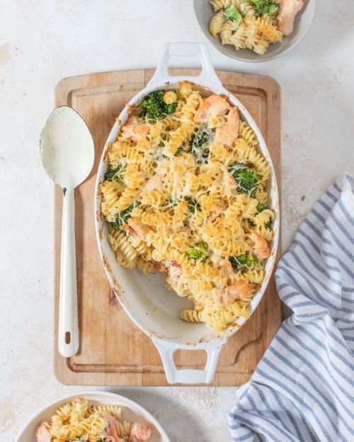 Back to school recipes with Donegal Catch: Salmon & Broccoli Pasta Bake