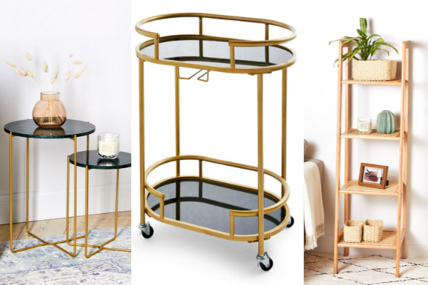 Penneys are bringing back the gold bar cart along with loads of chic furniture