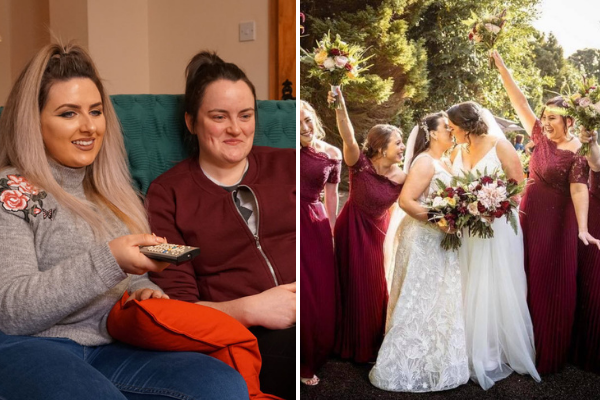 Gogglebox Ireland’s Dale and Dawn get married and share stunning wedding snaps