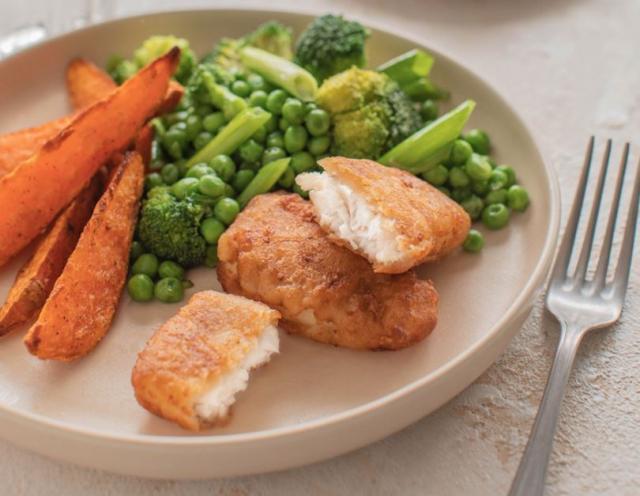 Simple family recipes with Donegal Catch: Haddock Bites with Green Vegetable Medley