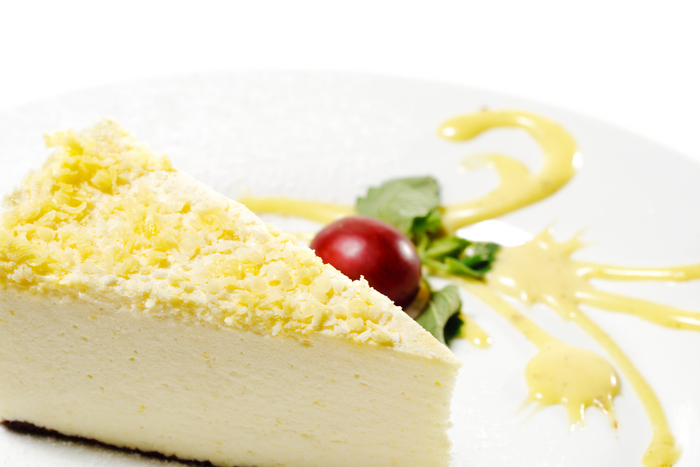 Lemon and ginger cheesecake