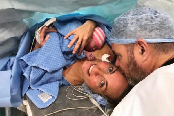 Kathryn Thomas opens up about birth & shares adorable snaps of baby Grace
