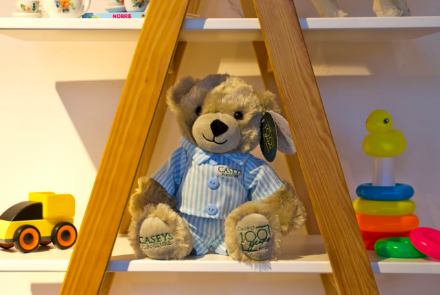 Casey’s Furniture celebrates 100 years by bringing back Casey’s Teddy Bear
