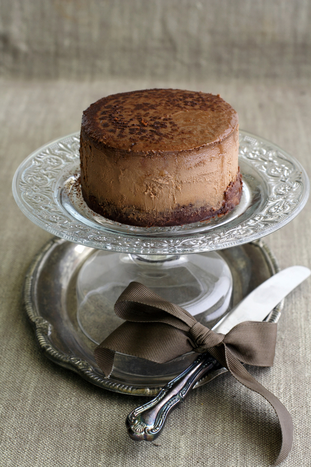 Heavenly chocolate cheesecake