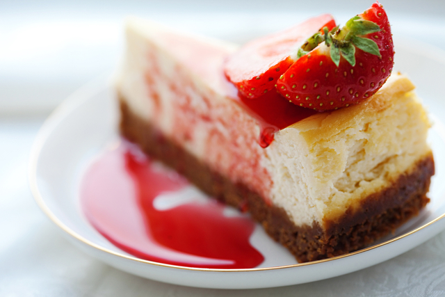 Easy strawberry cheesecake