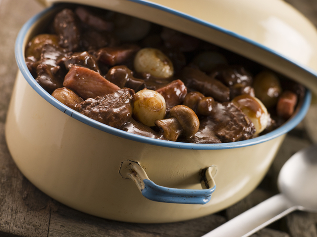 Beef bourguignon