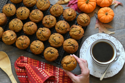 Low-Fat Recipe: These chocolate cranberry muffins are the perfect quick bake