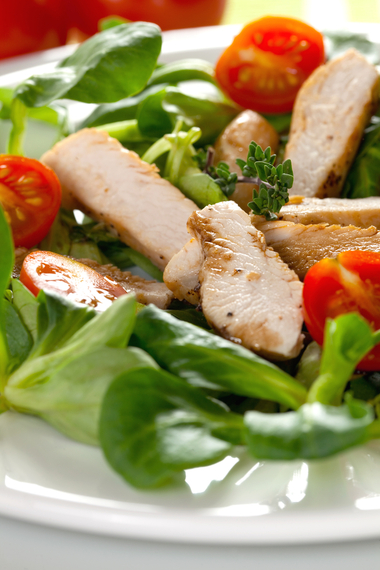 Honey mustard chicken with herb salad | MummyPages.ie