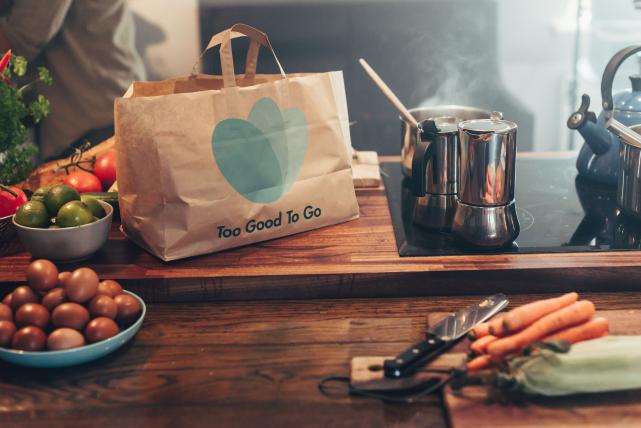 Cutting down food waste and getting food from your local shop is easy with the Too Good To Go app