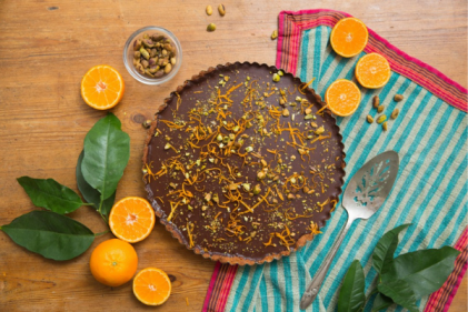 This chocolate orange tart recipe is super indulgent and absolutely scrumptious