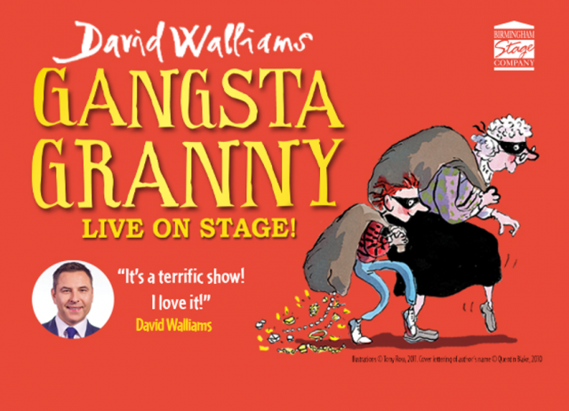 Tickets on sale now for David Walliams’ Gangsta Granny!