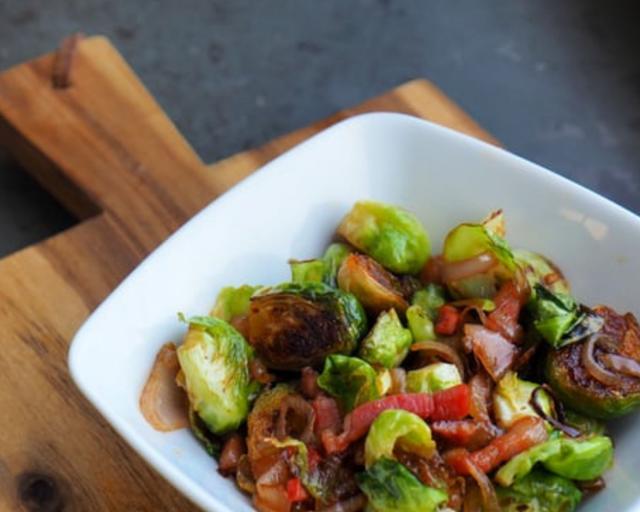 This bacon-Brussel sprout recipe will have everyone eating their greens this Christmas day!