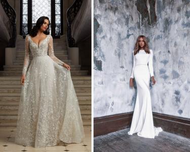 These winter wedding dresses are the perfect snow queen looks for Christmas brides