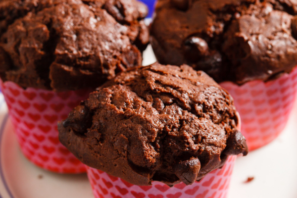 Recipe: These double chocolate chip muffins are the perfect lunchbox treat