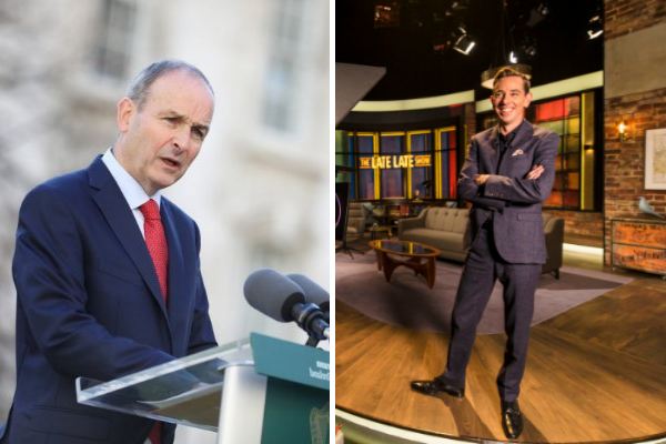 RTÉ announce the full line-up for tonights Late Late Show including Taoiseach Micheál Martin