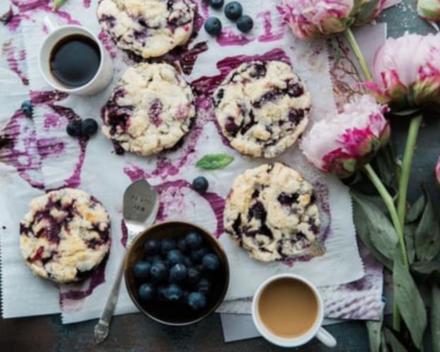 Veganuary recipe: Lemon and blueberry scones are the perfect midweek treat!