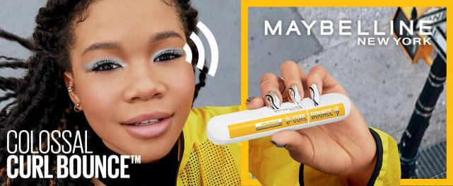 Put the eyelash curler away with Maybelline Colossal Curl Bounce Mascara.