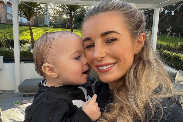 Dani Dyer celebrates son Santiago’s birthday following twin...