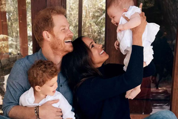 Prince Harry & Meghan Markle make rare comment about children Archie and Lili
