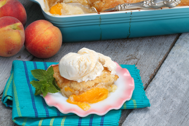 Peach cobbler