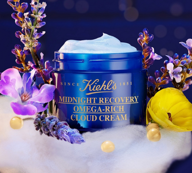 Kiehl’s reveals New Midnight Recovery Omega-Rich Cloud Cream.