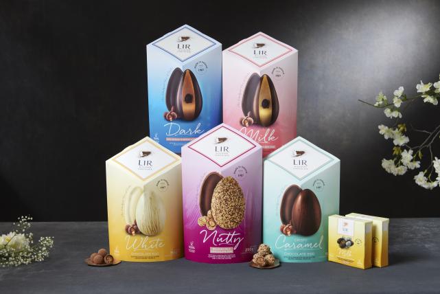 Lir Chocolates have launched an egg-cellent new Easter egg range.