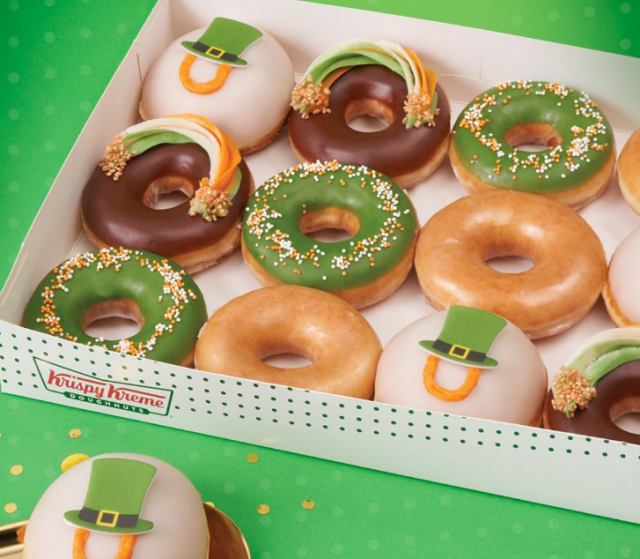 Krispy Kreme charm the country with their limited-edition range for St Patrick’s Day
