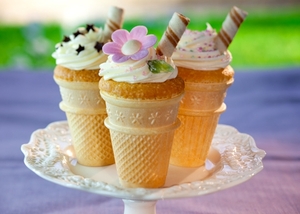 Ice cream cupcakes