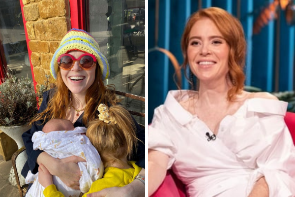 Angela Scanlon admits becoming a mum ‘pushed’ her ‘to go...