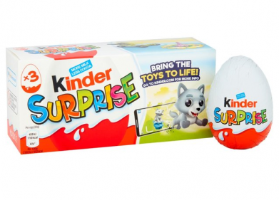 Urgent recall of Ferrero Kinder Surprise chocolate linked to outbreak of salmonella.