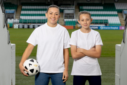 Footballer Katie McCabe sheds light on how important body-confidence is for young people