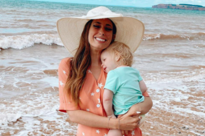 Stacey Solomon ‘sheds a tear as she shares son Rex’s adorable new haircut