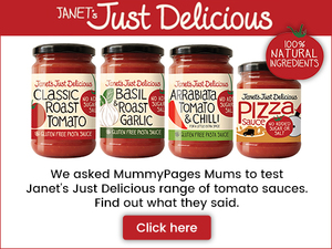 Find out what MummyPages mums thought of Janets Just Delicious range of sauces