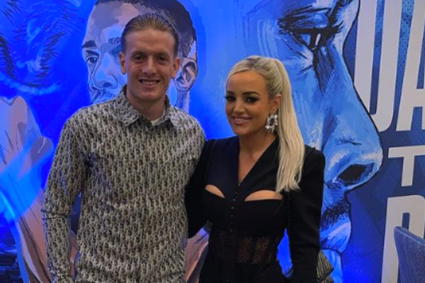 A look into football star Jordan Pickford’s gorgeous wedding & bride Megan’s stunning lace gown
