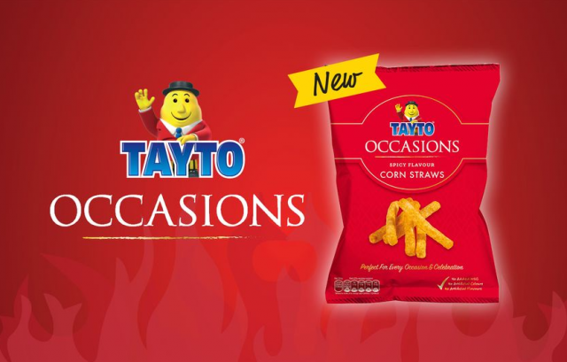 Tayto launch delicious new product: Tayto Occasions Corn Straws.