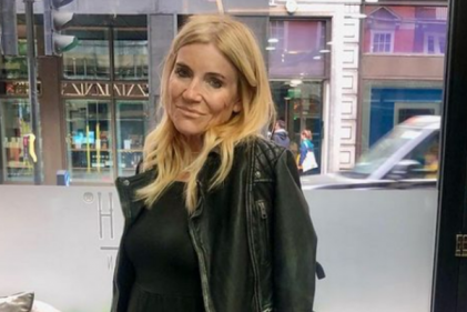 EastEnders star Michelle Collins gets married to Mike Davidson in chic wedding outfit