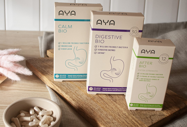 Irish vitamin & supplement brand AYA launches new Bio range.