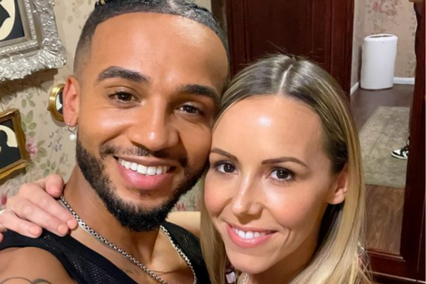 Pic: JLS star Aston Merrygold weds long-term partner Sarah Lou Richards