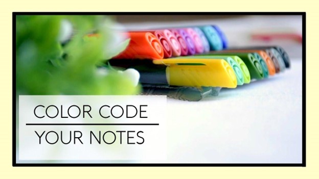 Easy tips to colour-code your study notes