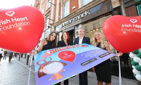 Peter Mark launches annual Petermarkathon in aid of the Irish Heart Foundation