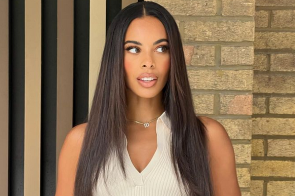 Rochelle Humes returns to her old primary school for an emotional visit